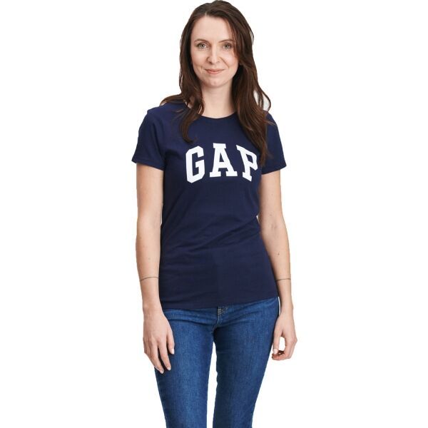 GAP GAP LOGO Дамска тениска, тъмносин, размер