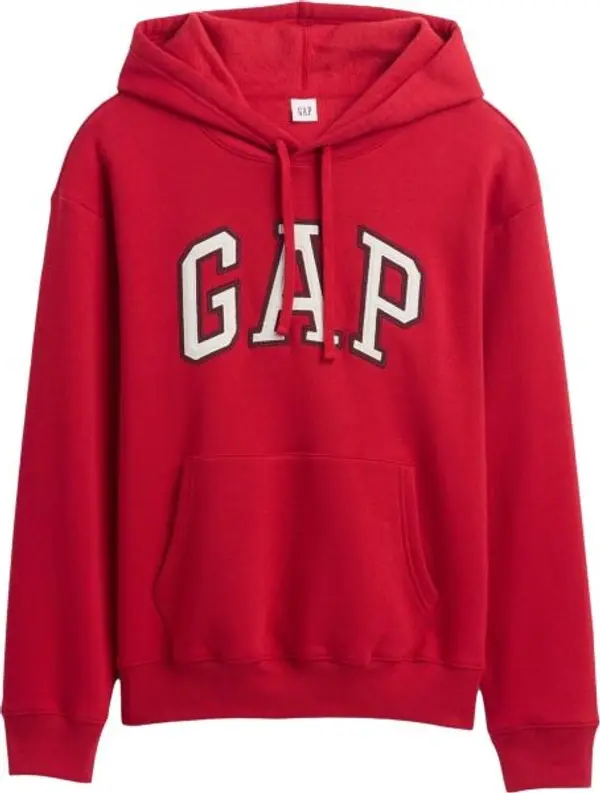 GAP GAP LOGO Дамски суитшърт, червено, размер