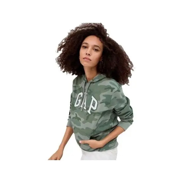 GAP GAP LOGO Дамски суитшърт, khaki, размер