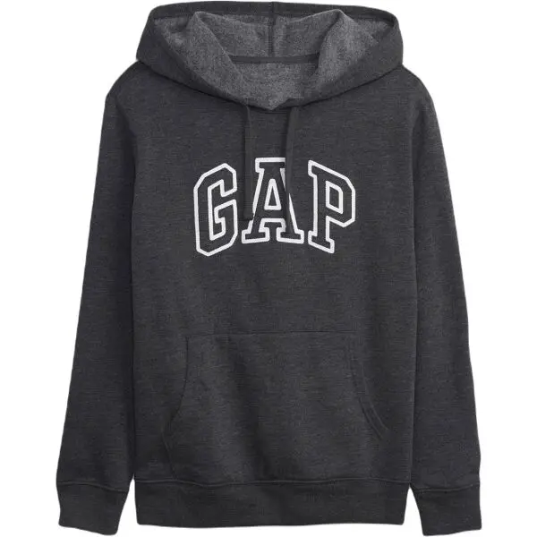 GAP GAP LOGO Дамски суитшърт, тъмносиво, размер