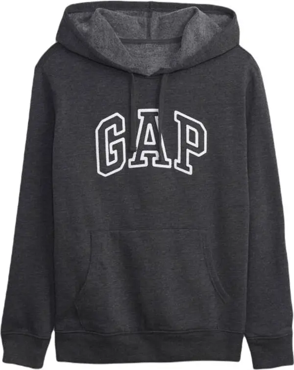 GAP GAP LOGO Дамски суитшърт, тъмносиво, размер