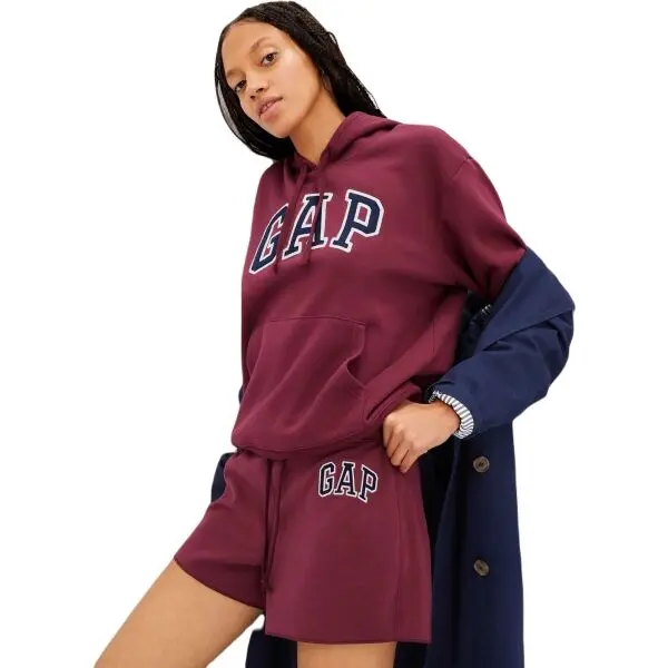 GAP GAP LOGO Дамски суитшърт, винен, размер