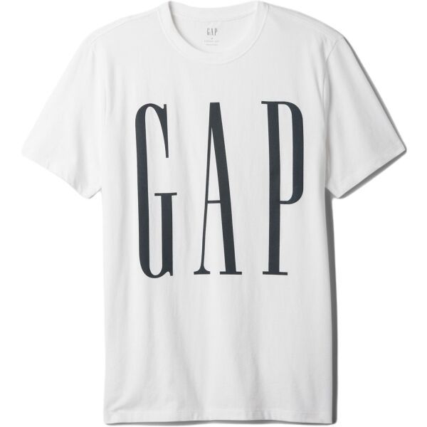 GAP GAP LOGO Мъжка тениска, бяло, размер