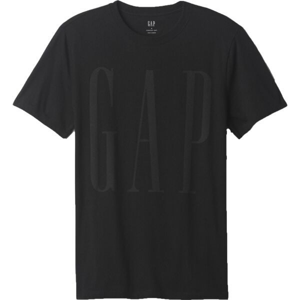 GAP GAP LOGO Мъжка тениска, черно, размер