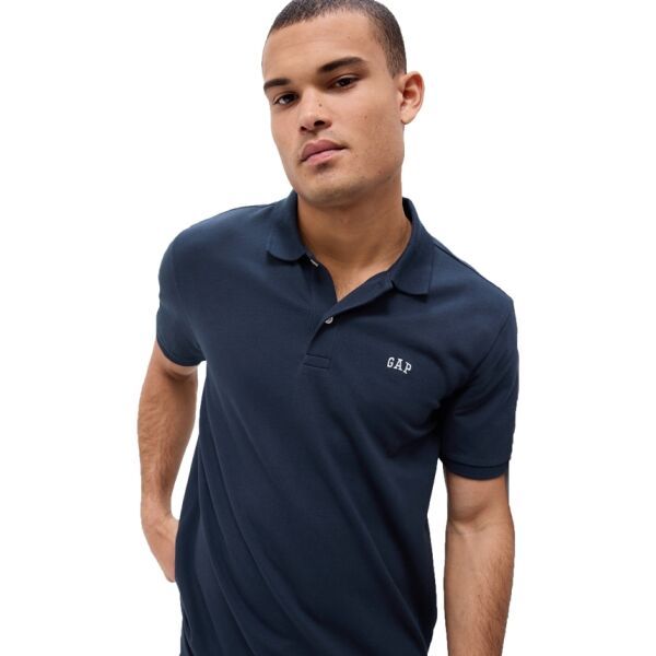 GAP GAP LOGO POLO 2PACK Мъжка тениска с якичка, бяло, размер