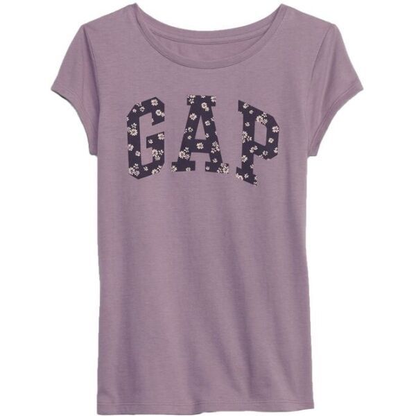 GAP GAP LOGO Тениска за момичета, лилаво, размер