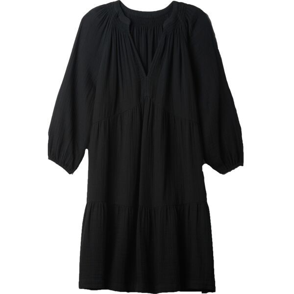 GAP GAP LONGSLEEVE GAUZE Дамска рокля, черно, размер