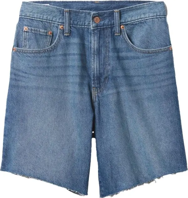 GAP GAP LOOSE BERMUDA Дамски шорти, синьо, размер