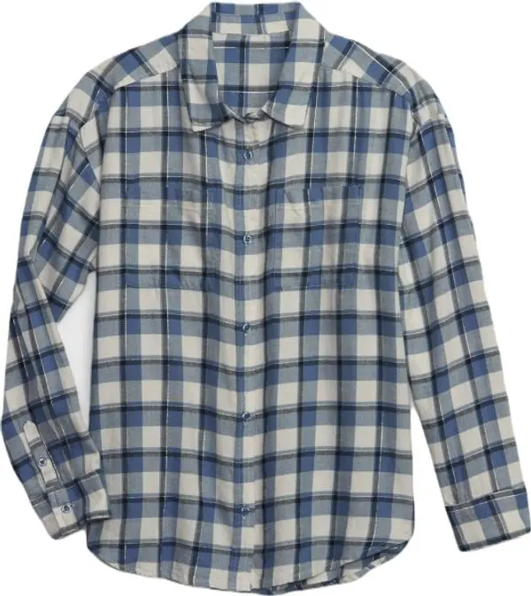 GAP GAP LS FLANNEL Риза за момичета, синьо, размер