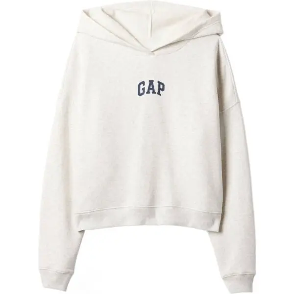 GAP GAP MINI ARCH Дамски суитшърт, бяло, размер