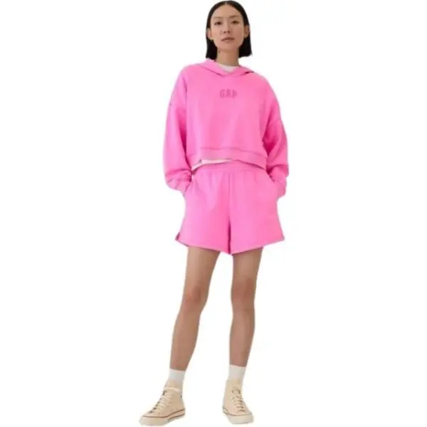 GAP GAP MINI ARCH Дамски суитшърт, розово, размер