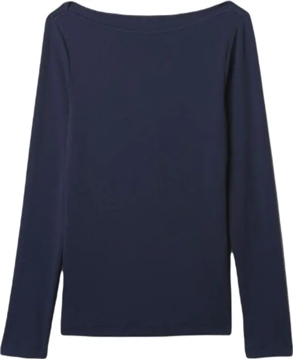 GAP GAP MOD BATEAU Дамска тениска, тъмносин, размер