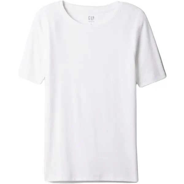 GAP GAP MOD CREW Дамска тениска, бяло, размер