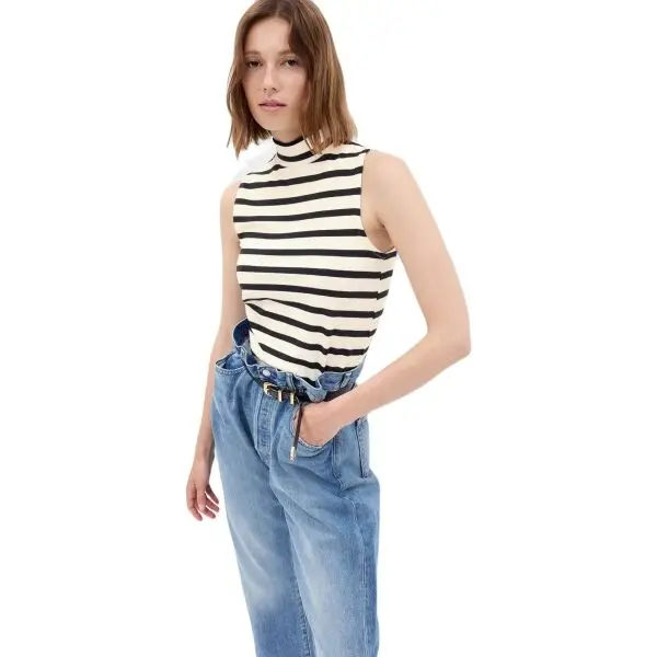 GAP GAP MOD MOCK Дамски потник, бяло, размер