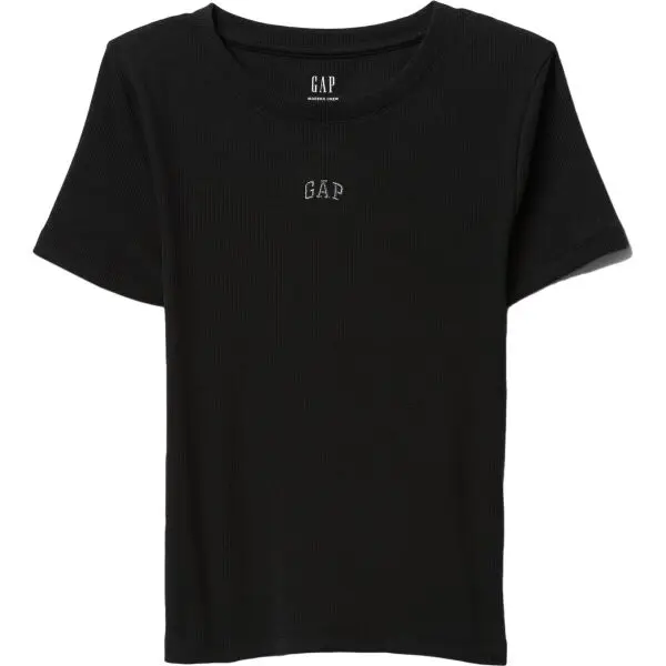 GAP GAP MOD RIB ABBRV Дамска тениска, черно, размер