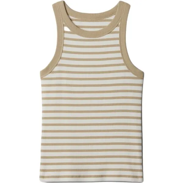 GAP GAP MOD RIB HALTER Дамски потник, бежово, размер