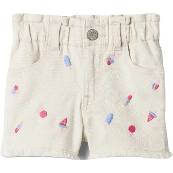 GAP GAP MOM Детски шорти, бяло, размер