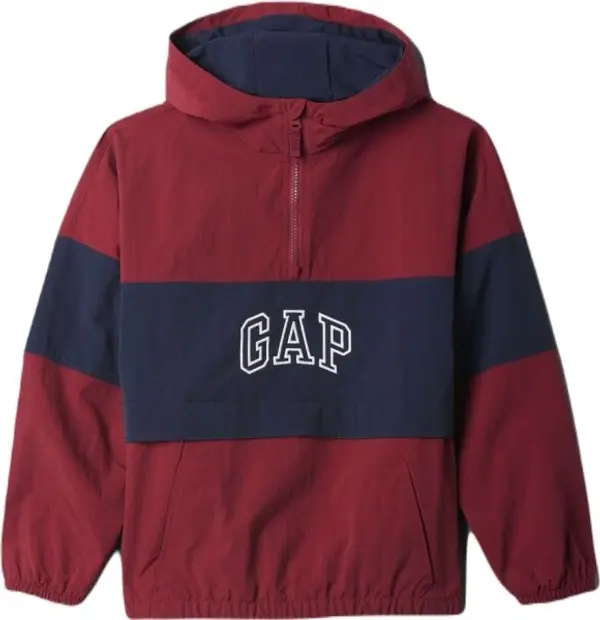 GAP GAP NYLON ANORAK Момчешко яке, винен, размер