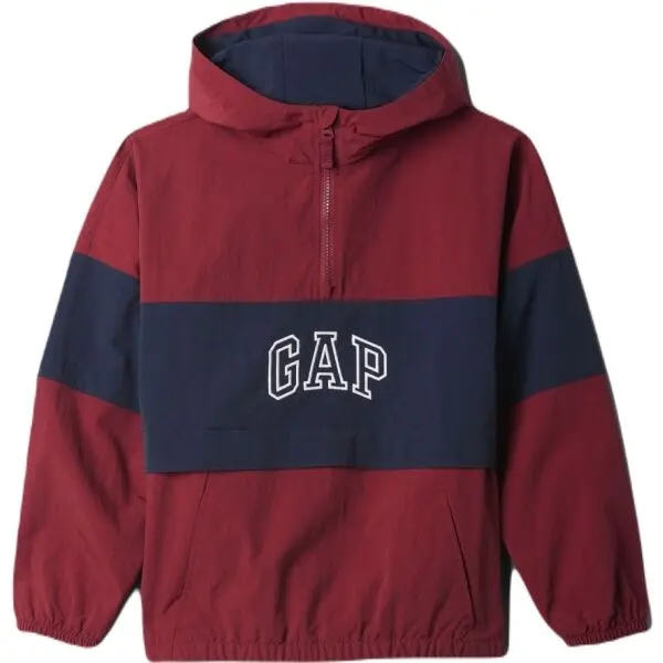GAP GAP NYLON ANORAK Момчешко яке, винен, размер