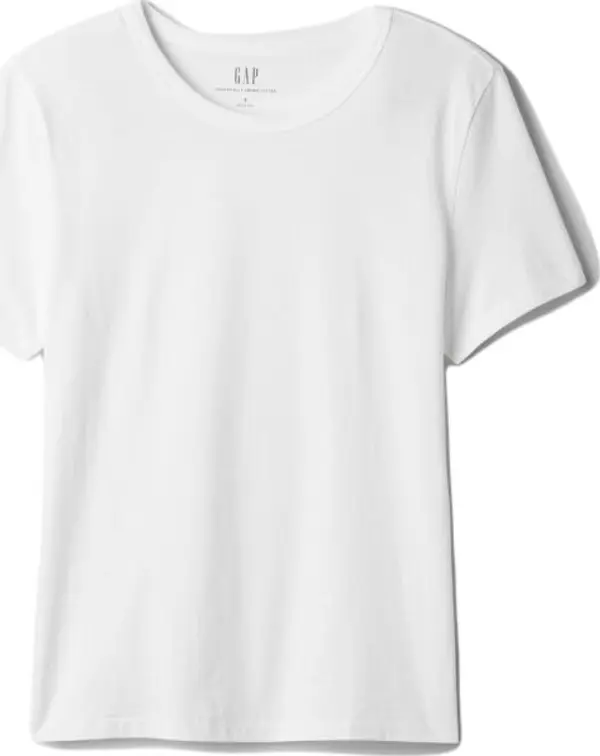 GAP GAP ORGANIC Дамска тениска, бяло, размер