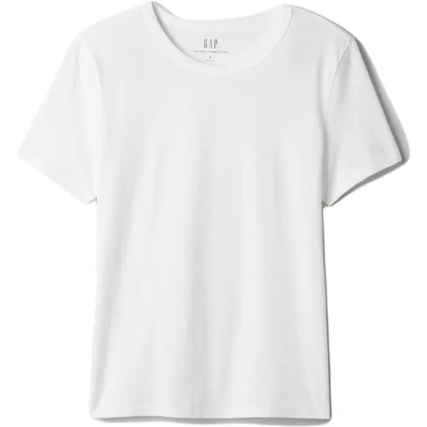 GAP GAP ORGANIC Дамска тениска, бяло, размер