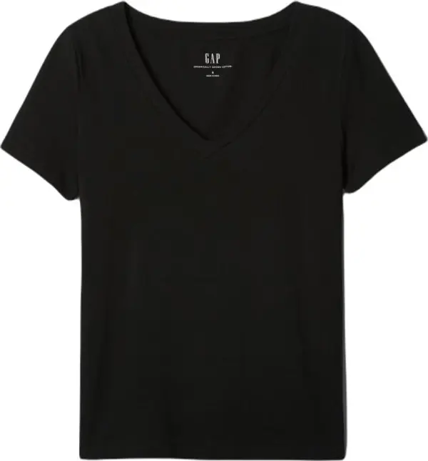 GAP GAP ORGANIC Дамска тениска, черно, размер