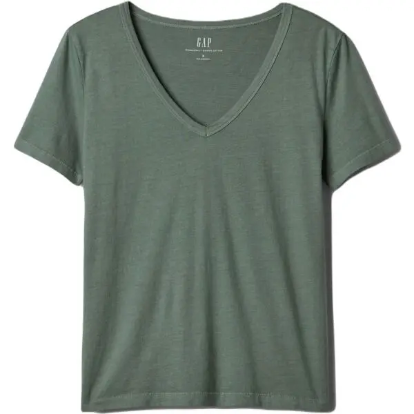 GAP GAP ORGANIC Дамска тениска, khaki, размер