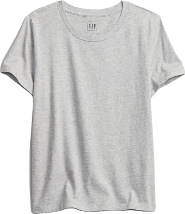 GAP GAP ORGANIC Дамска тениска, сиво, размер