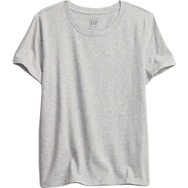 GAP GAP ORGANIC Дамска тениска, сиво, размер