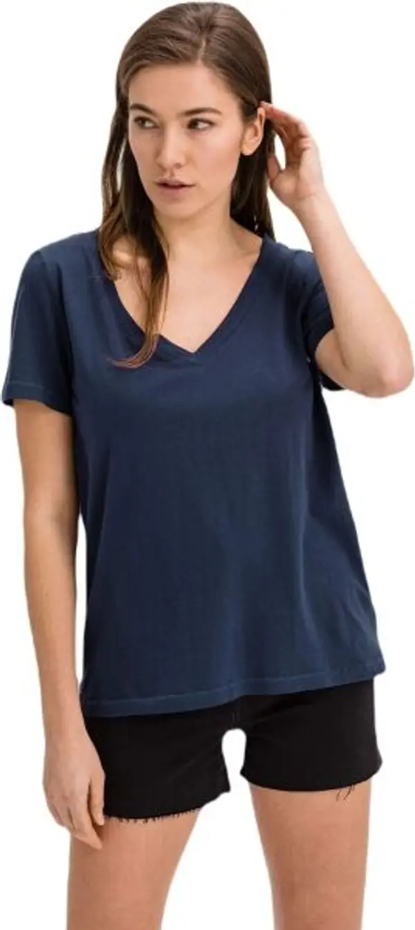 GAP GAP ORGANIC Дамска тениска, тъмносин, размер