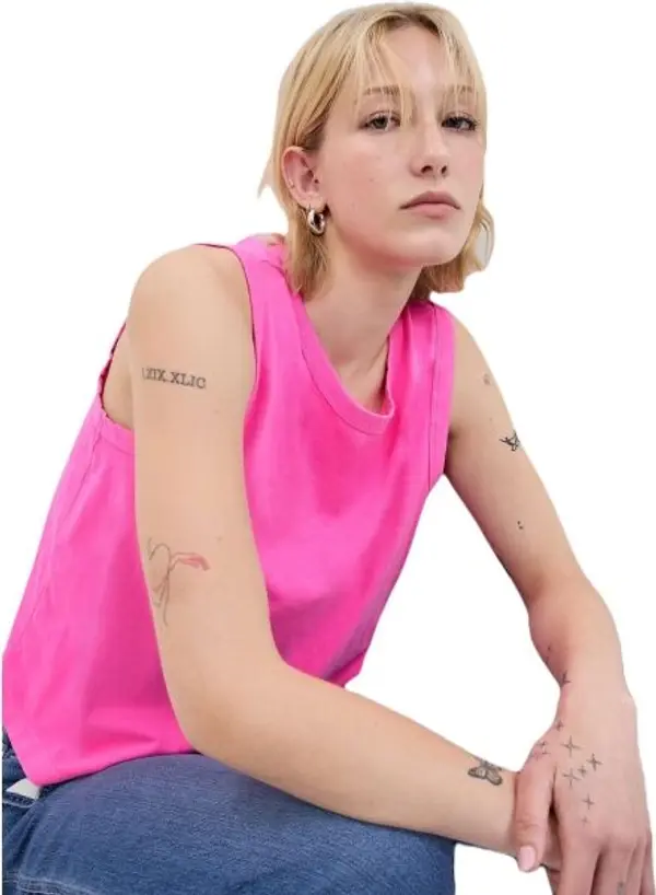 GAP GAP ORGANIC VINTAGE Дамски потник, розово, размер