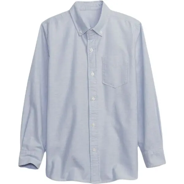 GAP GAP OXFORD Детска риза, светлосиньо, размер