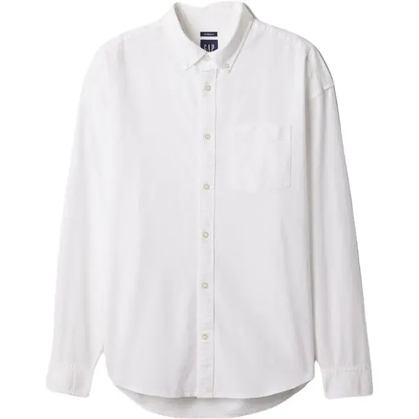 GAP GAP OXFORD Мъжка риза, бяло, размер