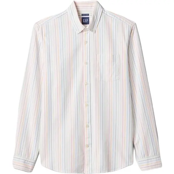 GAP GAP OXFORD Мъжка риза, бяло, размер