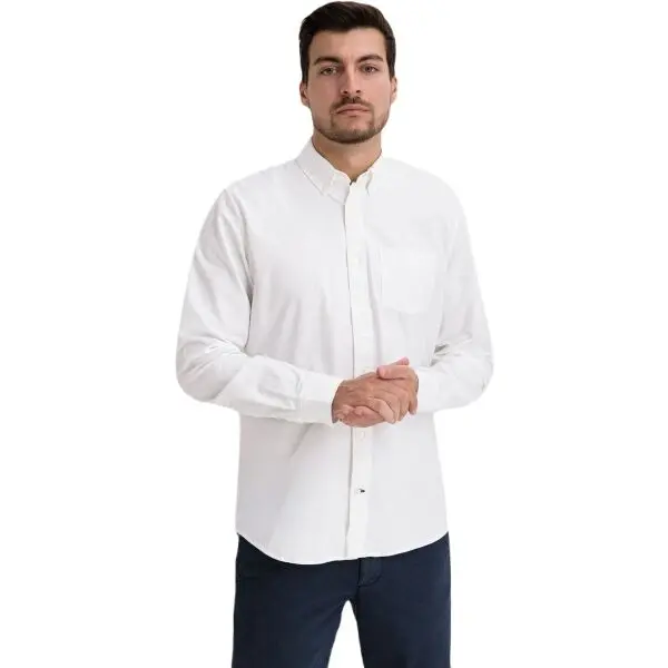 GAP GAP OXFORD Мъжка риза, бяло, размер