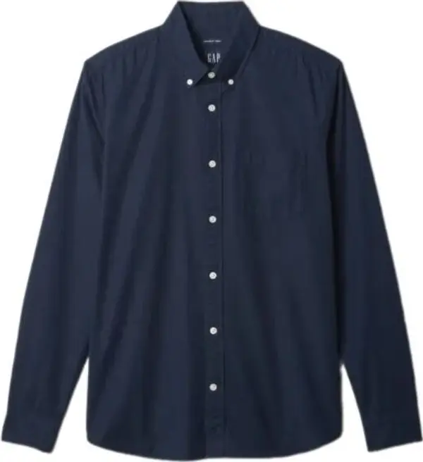 GAP GAP OXFORD Мъжка риза, тъмносин, размер