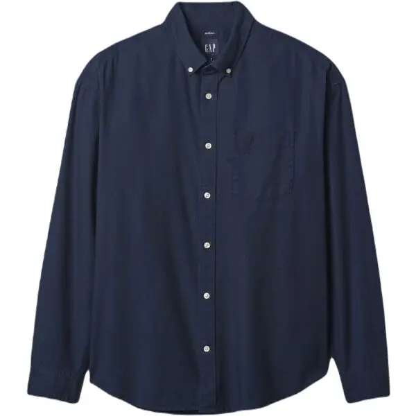 GAP GAP OXFORD Мъжка риза, тъмносин, размер