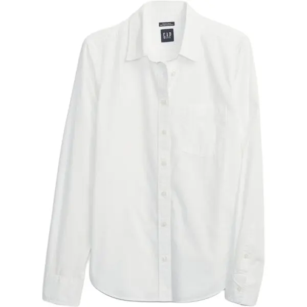GAP GAP PERFECT Дамска риза, бяло, размер