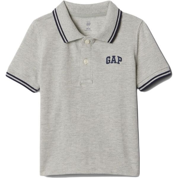 GAP GAP PIQUE POLO SU24 Детска тениска, сиво, размер
