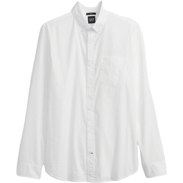 GAP GAP POPLIN Мъжка риза, бяло, размер