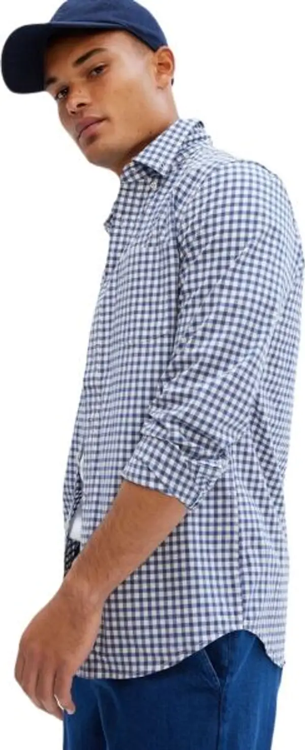 GAP GAP POPLIN Мъжка риза, светлосиньо, размер