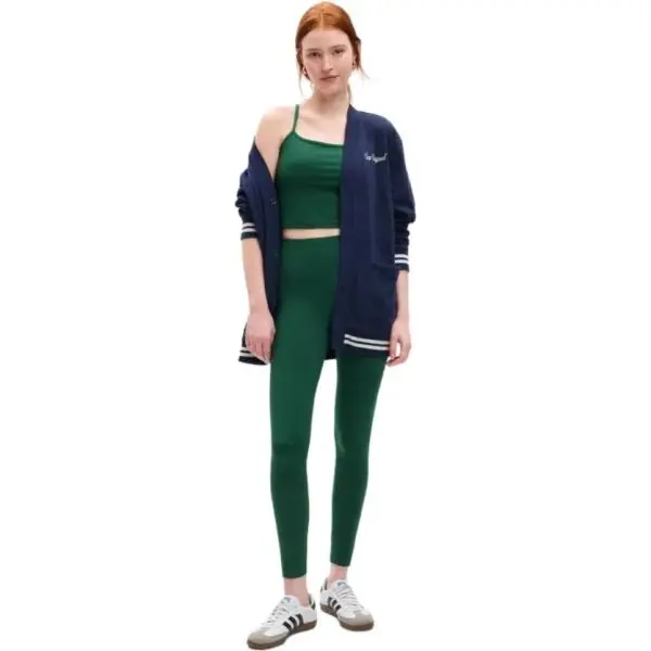 GAP GAP POWER FULL LEGGING V2 Дамски клин, тъмнозелено, размер