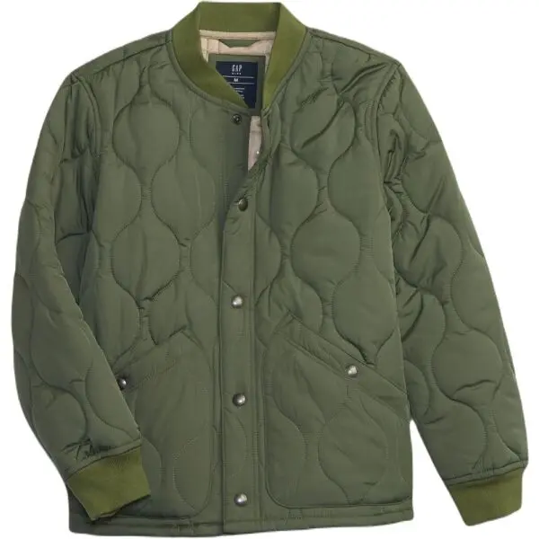 GAP GAP QUILTED Момчешко яке, khaki, размер