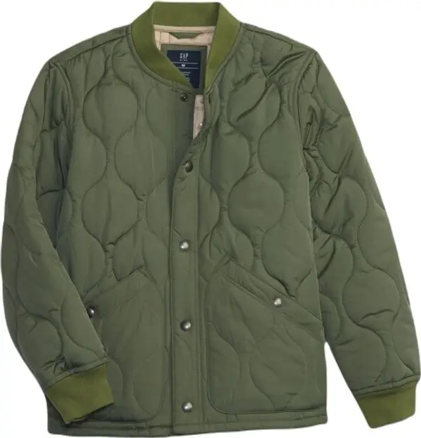GAP GAP QUILTED Момчешко яке, khaki, размер