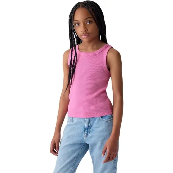 GAP GAP RIB Момичешки потник, розово, размер