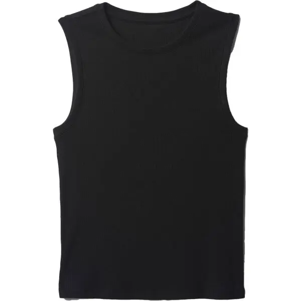 GAP GAP RIB SHELL Дамски топ, черно, размер