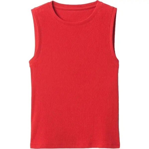 GAP GAP RIB SHELL Дамски топ, червено, размер