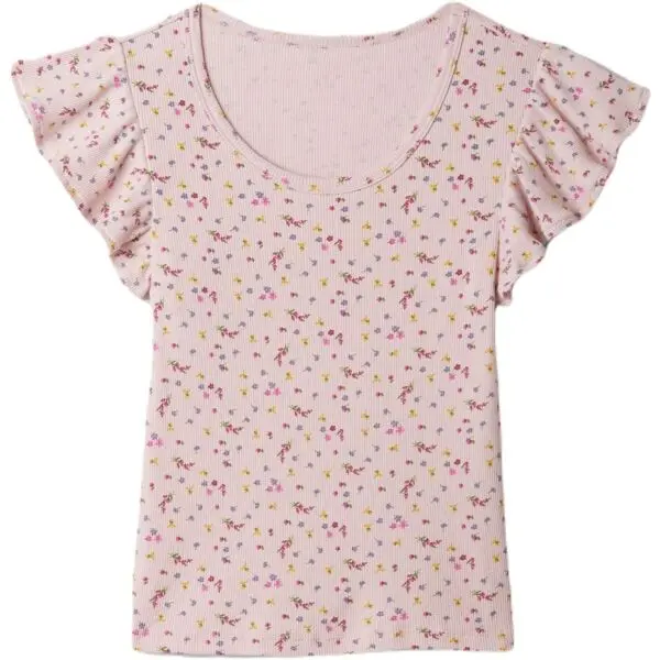 GAP GAP SCOOP Детска тениска, розово, размер