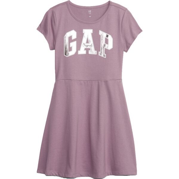 GAP GAP SHORT SLEEVE LOGO Рокля за момичета, лилаво, размер