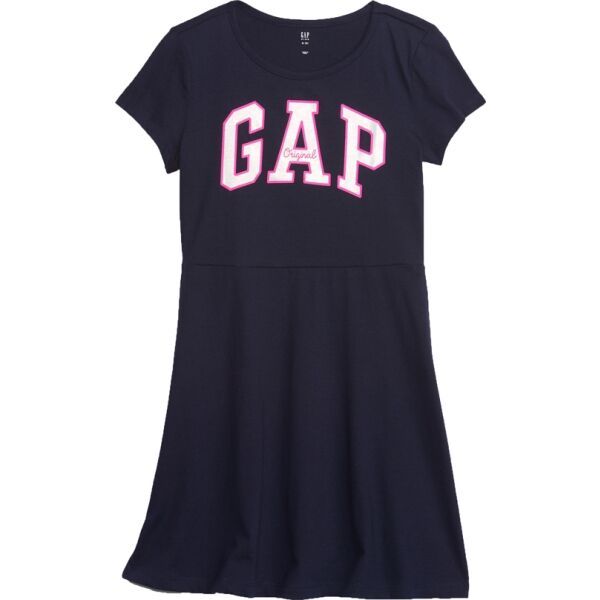 GAP GAP SHORT SLEEVE LOGO Рокля за момичета, тъмносин, размер